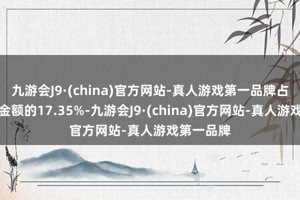 九游会J9·(china)官方网站-真人游戏第一品牌占当日买入金额的17.35%-九游会J9·(china)官方网站-真人游戏第一品牌