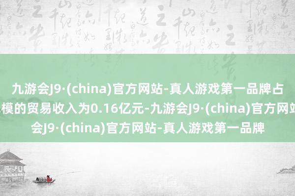 九游会J9·(china)官方网站-真人游戏第一品牌占比为7.25%；船舶规模的贸易收入为0.16亿元-九游会J9·(china)官方网站-真人游戏第一品牌