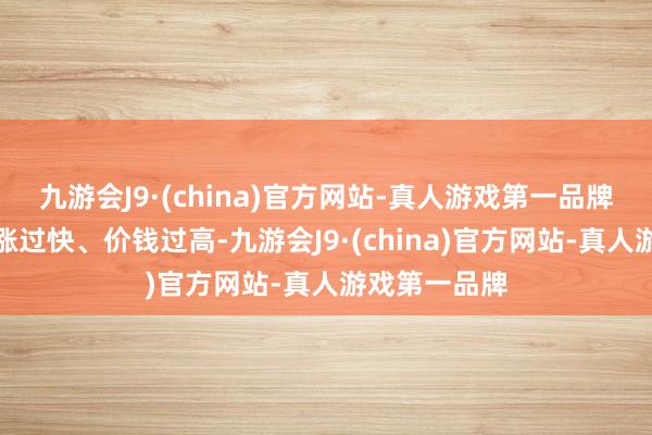 九游会J9·(china)官方网站-真人游戏第一品牌由于股价高涨过快、价钱过高-九游会J9·(china)官方网站-真人游戏第一品牌